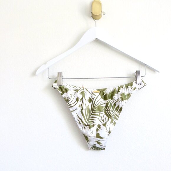 NEW! Kenny Flowers The Bali Sporty Bikini Bottom Tropical Green SZ M - Picture 5 of 7